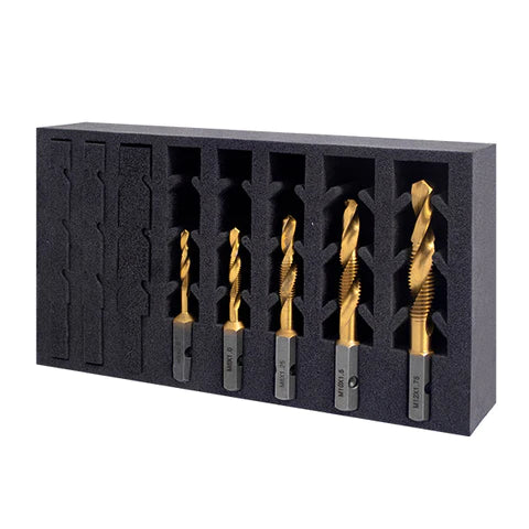 HMT VersaDrive Combi Drill-Tap Set (M5, M6, M8, M10, M12) HMT VersaDrive Combi Drill-Tap Set (M5, M6, M8, M10, M12)